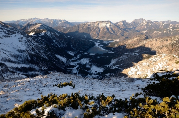 Blick vom Gipfel des Weißhorns nach Nord